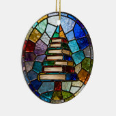 Book Christmas Tree  Keramisch Ornament (Rechts)