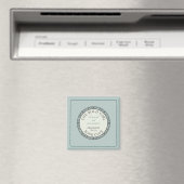Book Club Blue Customisé Magnet (In Situ (Lave-vaisselle))
