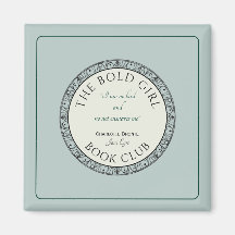 Book Club Blue Customisé Magnet