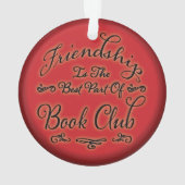 Book Club / Book Group Friendship Orament (dos)
