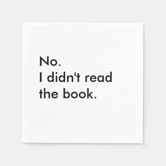 Book Club Cocktail Napkins Servet