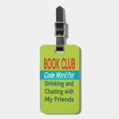 Book Club - Code Word Bagagelabel (Voorkant verticaal)