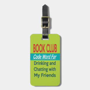 Book Club - Code Word Bagagelabel