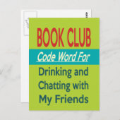 Book Club - Code Word Briefkaart (Voorkant / Achterkant)