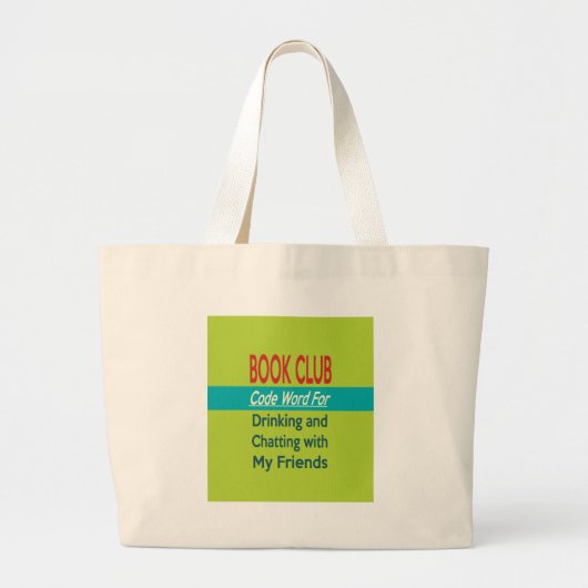 Book Club - Code Word Grote Tote Bag (Voorkant)