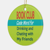 Book Club - Code Word Keramisch Ornament (Links)