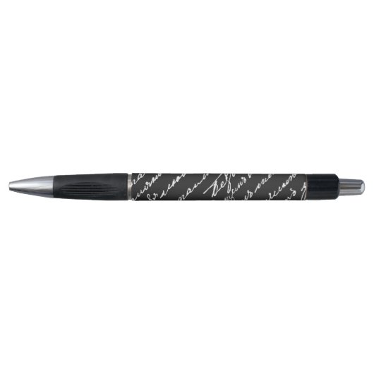 Book Club Cursive Handwriting Writer Author Reader Pen (Voorkant)