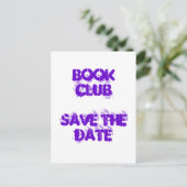 Book Club - Enregistrer La Date - Carte Postale (Debout devant)