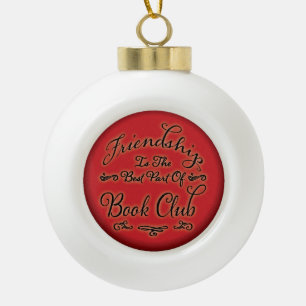 Book Club Friendship Ornament