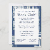 Book Club Funny Invitation personnalisée (Dos)