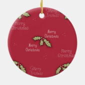 Book Club Kerstornament Keepomwille Gift Keramisch Ornament (Achterkant)