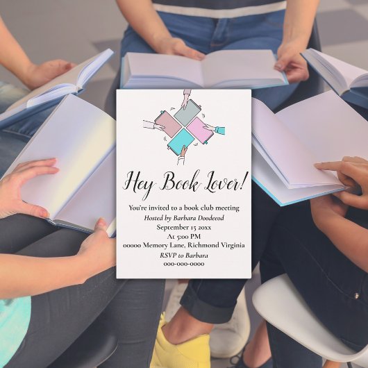 Book Club Meeting Kaart