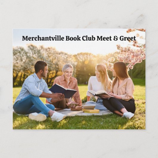 Book Club Open Invitation Customizable (Devant)