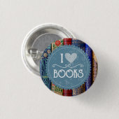 Book Club Ronde Button 3,2 Cm (Voorkant /achterkant)