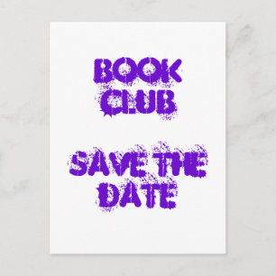 Book Club - Save the Date - Briefkaart