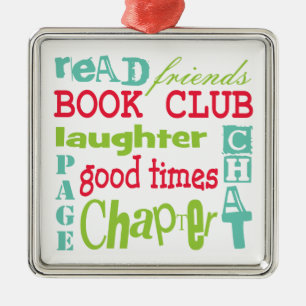 Book Club Subway Design door Artinsped Metalen Ornament