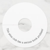 "Book Club" Wijnglas Labels (Voorkant)