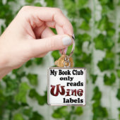Book Club Wine Labels Sleutelhanger (Hand)