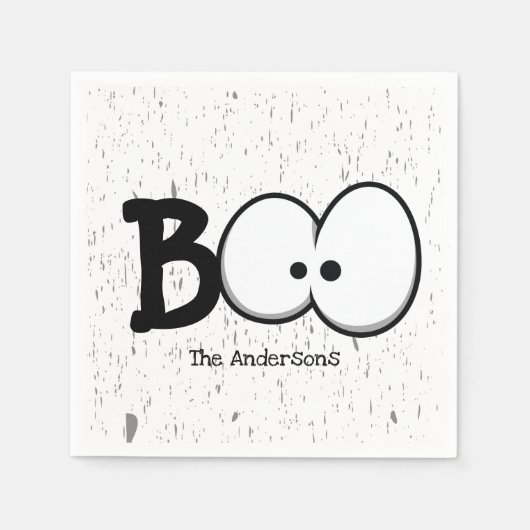 Book Crazy Eyes Halloween Party Servet (Voorkant)