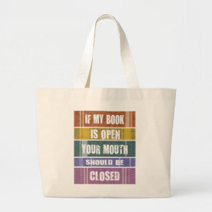 Book Design Canvas tas