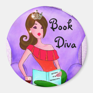 Book Diva magnet Magneet