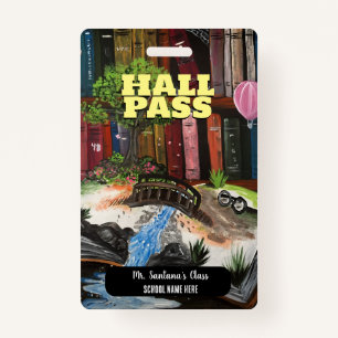 Book Experience Hall Pass Badge