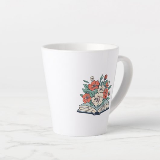 Book Latte Mug (Angle droit)