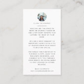 Book Launch Release Book Cover Promotional Author Visitekaartje (Achterkant)