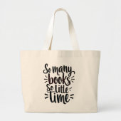 Book Lover Bag Grote Tote Bag (Voorkant)