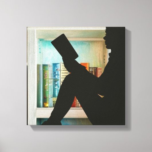 Book Lover Canvas Afdruk (Voorkant)