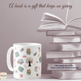 Book Lover Design 11oz Koffiemok