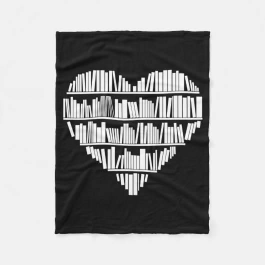 Book Lover Fleece Deken (Voorkant)