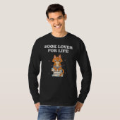 Book Lover for Life_1 T-shirt (Voorkant volledig)