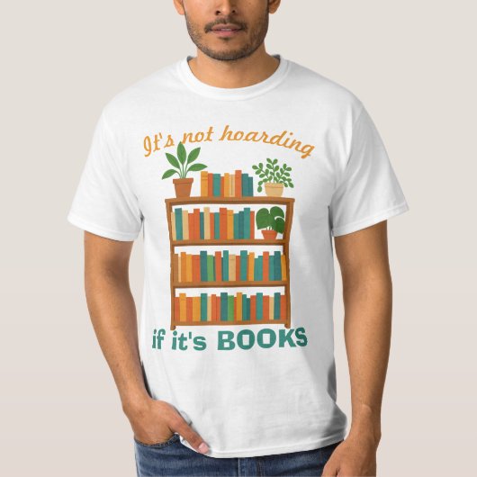Book-Lover Humorous T-shirt (Devant)