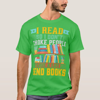 Book Lover Library Pun Book Reading Tet Design T-shirt