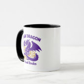Book Lover Mug | Book Dragon I Hoard Books Coffee  (Devant gauche)