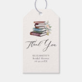 Book Lover New Chapter Bookish Literary Thank You Cadeaulabel (Voorkant)