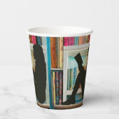 Book Lover Papieren Bekers (Achterkant)