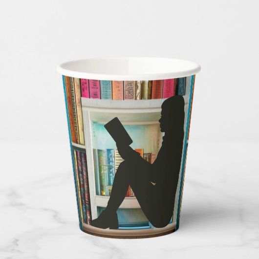 Book Lover Papieren Bekers (Links)