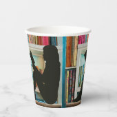 Book Lover Papieren Bekers (Voorkant)