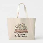 Book Lover Sac fourre-tout - Je suis réservé pour (Dos)