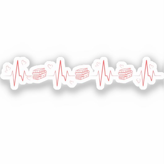 Book Lover Sticker (Voorkant)