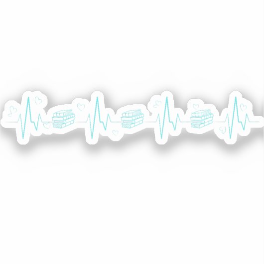 Book Lover Sticker (Voorkant)