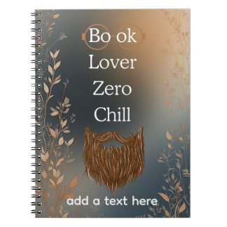 Book Lover Zero Chill Notebook Notitieboek