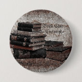 Book Lovers  Book Club Ronde Button 7,6 Cm (Voorkant)