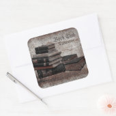 Book Lovers  Book Club Vierkante Sticker (Envelop)