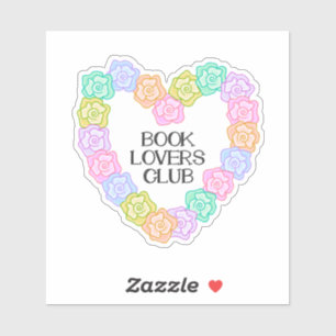 Book Lovers Club Sticker