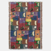 Book Lovers Collage Deken (Voorkant Verticaal)