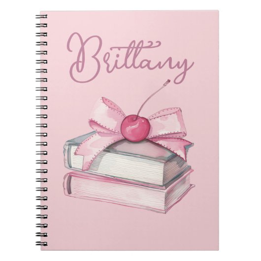 Book Lovers Coquette Joli Carnet rose (Devant)