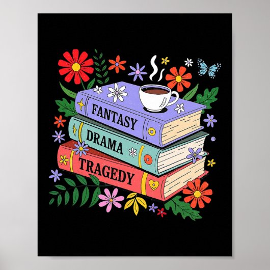 Book Lovers Fantasy Drama Tragedy Subtle 8647 Trum Poster (Voorkant)